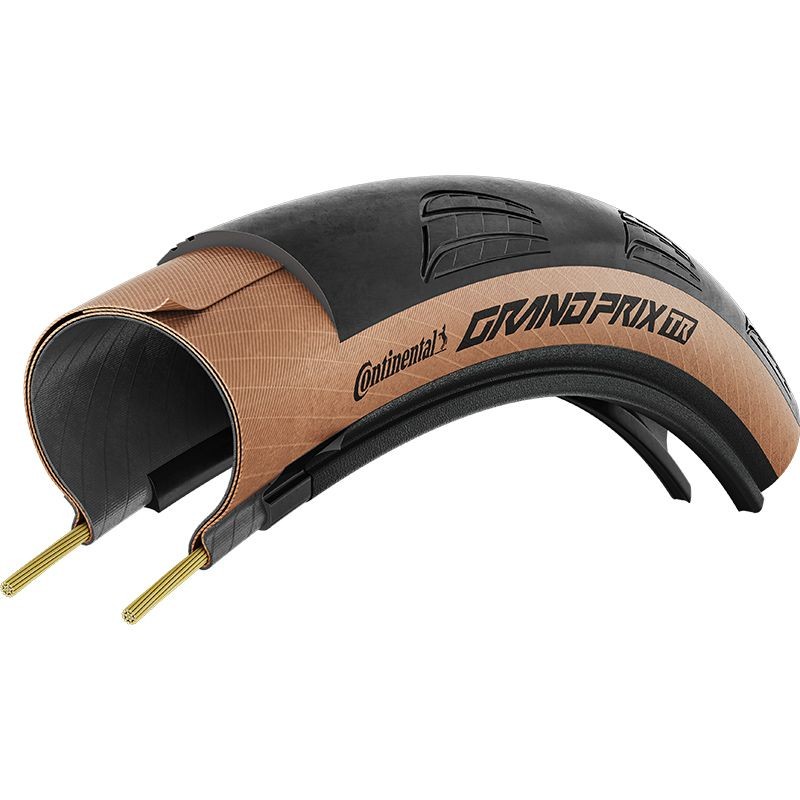 Continental Grand Prix TR Tubeless Ready pliable noir/marron