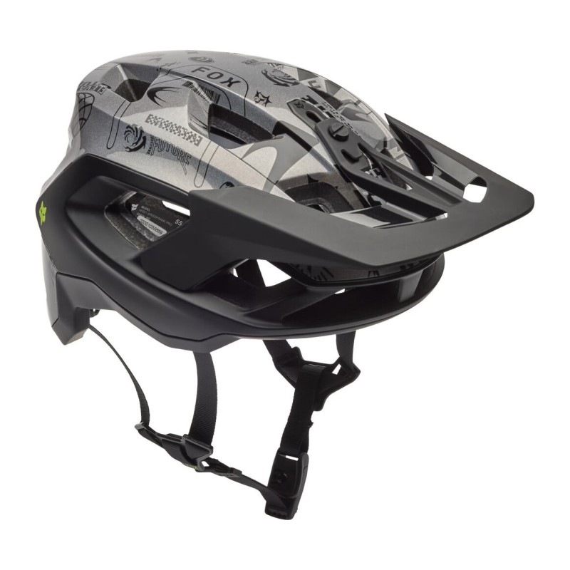 Fox Speedframe Pro Lunar Se Noir - Casque MTB Premium avec Visière