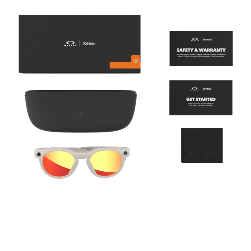Oakley Meta Hstn Warm Grey lentille Prizm Ruby OW8002-0451 - expédition 24h