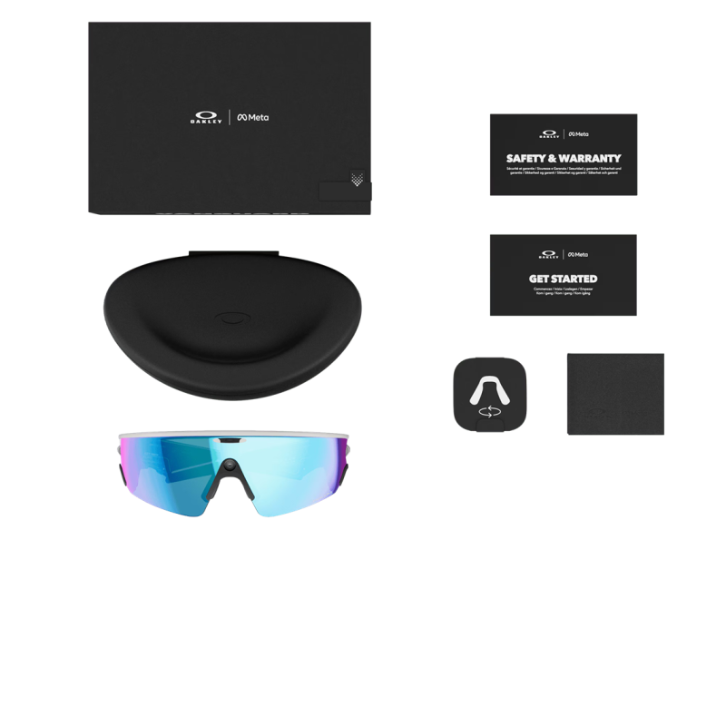 Oakley Meta Vanguard White bandeau Prizm Sapphire OW8001-0652