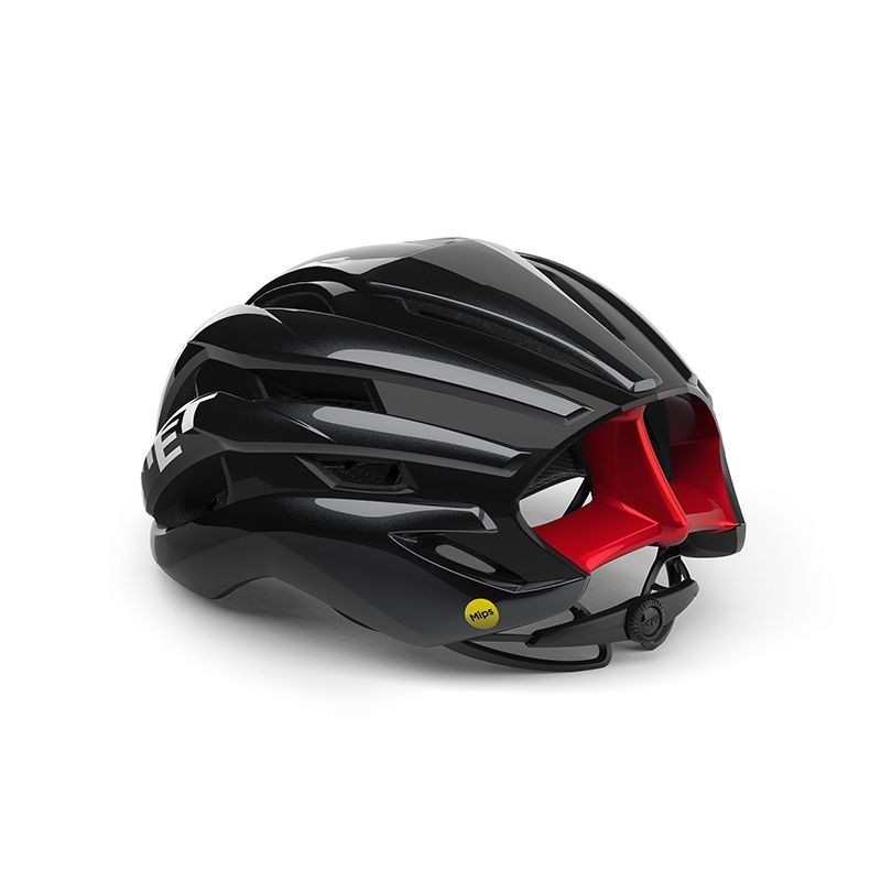 Met Trenta Mips negro/rojo brillo - envío 24h