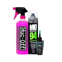 Muc-Off kit de nettoyage/protection/lubrification climat humide - Expédition 24h