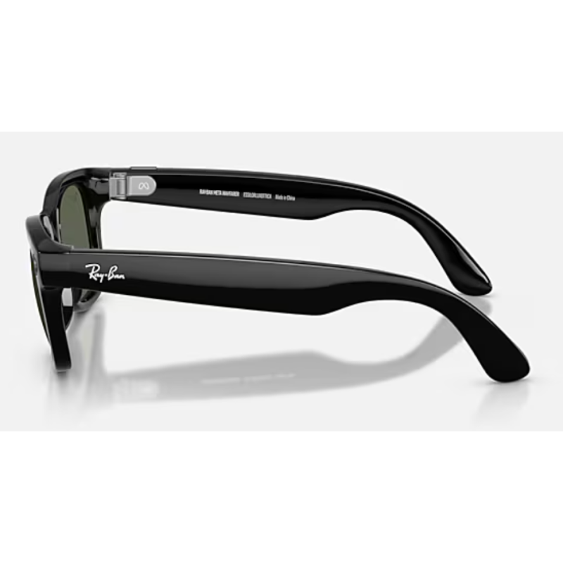 Ray-Ban Meta Wayfarer Gen 2 Shiny Back lentille G15 Verte RW4012 601/7153