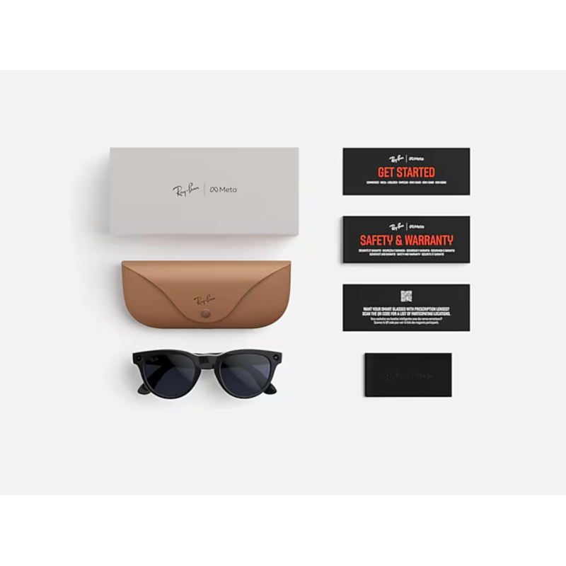 Ray-Ban Meta Wayfarer Gen 2 Matte Black lentille Clear RW4012 601SSB 50