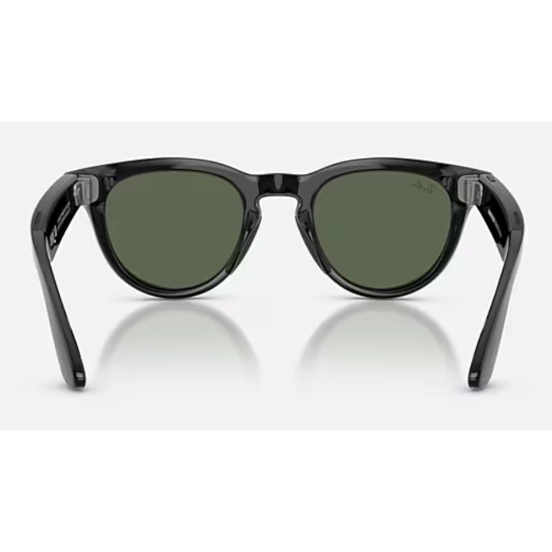 Ray-Ban Meta Headliner Gen 2 Brillant Noir Lentilles G-15 vert