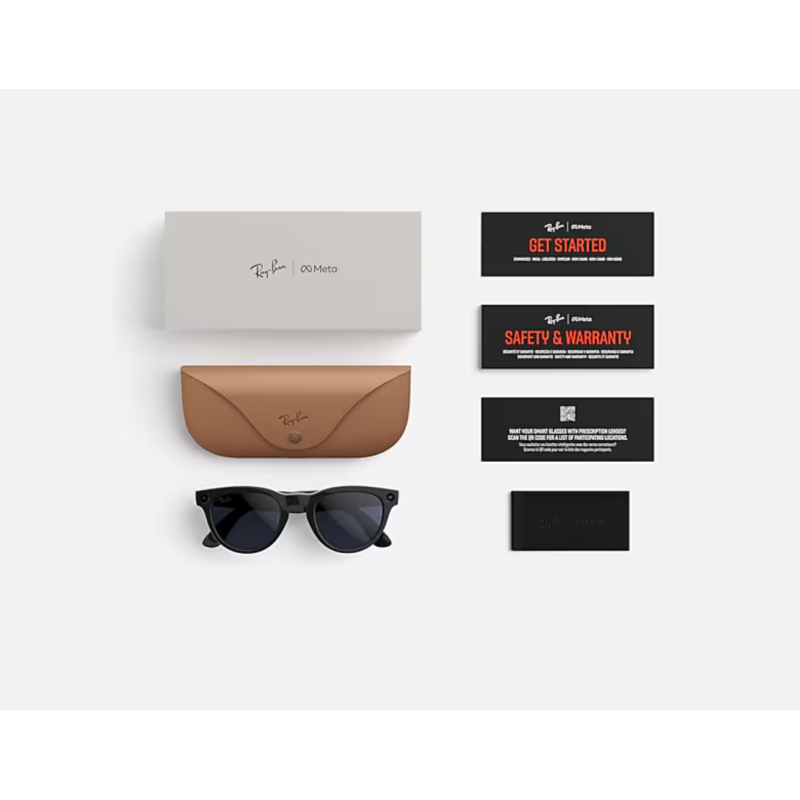 Ray-Ban Meta Headliner Gen 2 Brillant Noir Lentilles G-15 vert