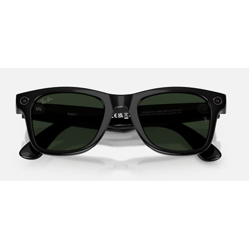 Ray-Ban Meta Wayfarer Gen 2 Brillant Noir lentilles Transitions