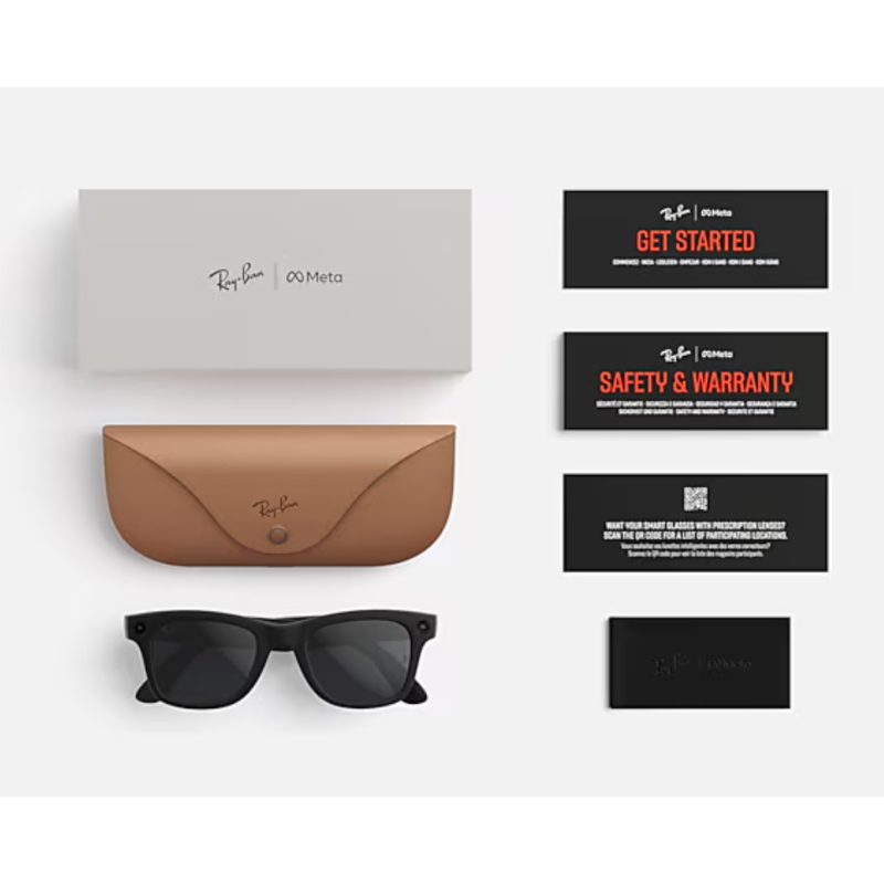 Ray-Ban Meta Wayfarer Gen 2 Brillant Noir lentilles Transitions