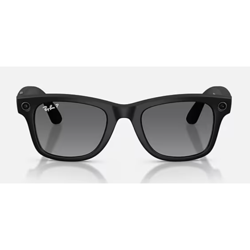 Ray-Ban Meta Wayfarer Gen 2 Mate Noir lentilles Graphite RW4012 601ST3 50