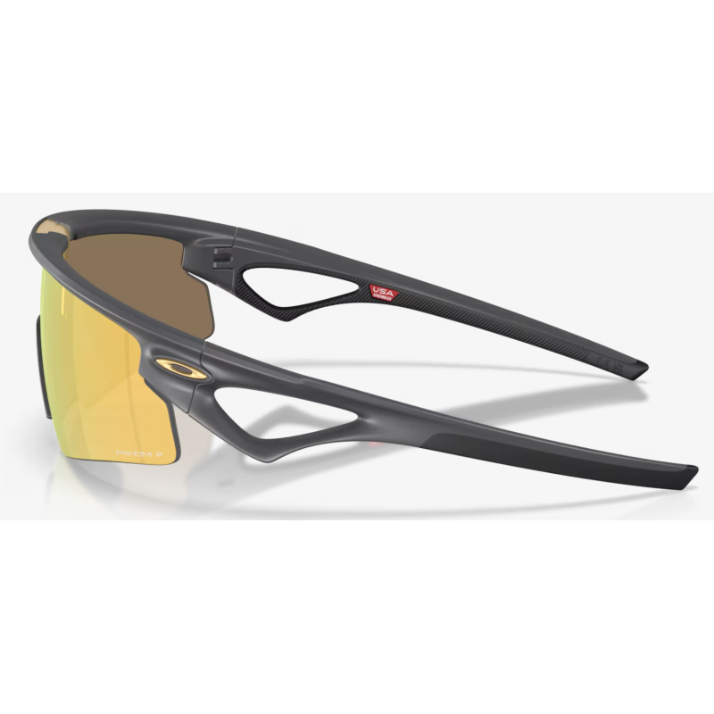 Oakley Sphaera Strike Matte Carbon lunettes Prizm 24k polarisées 953103