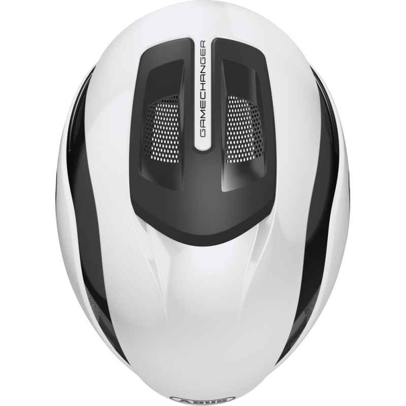 Abus GameChanger 2.0 Shiny White - Casque Aero de Route