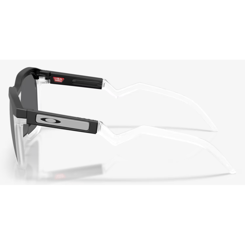 Oakley Hstn SQ Matte Black lunettes Prizm Black Polaroid OO9533-0654