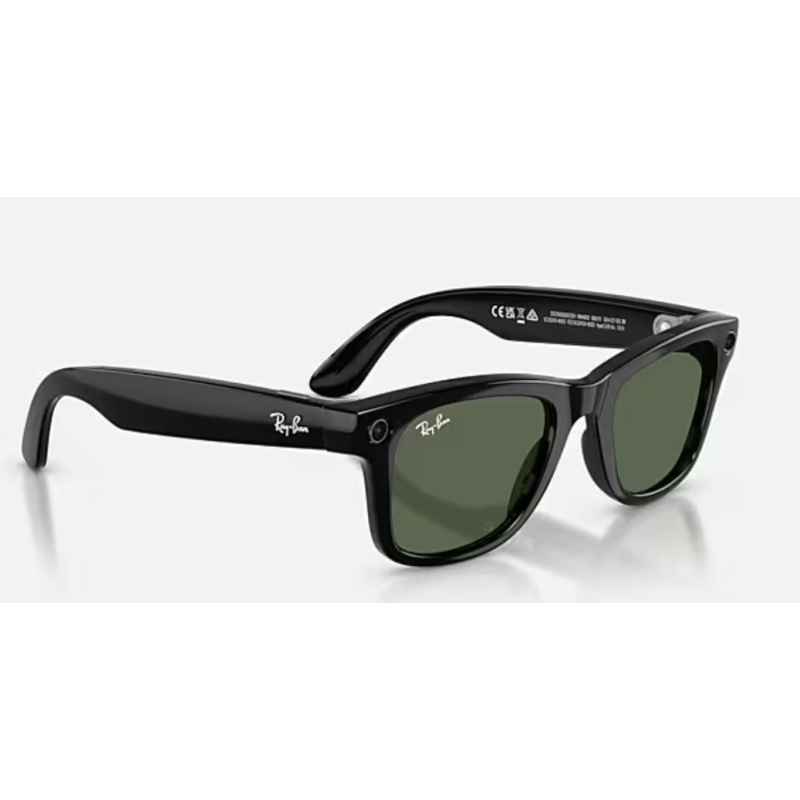Ray-Ban Meta Wayfarer Gen 2 brillant noir lentilles G-15 vert - offre