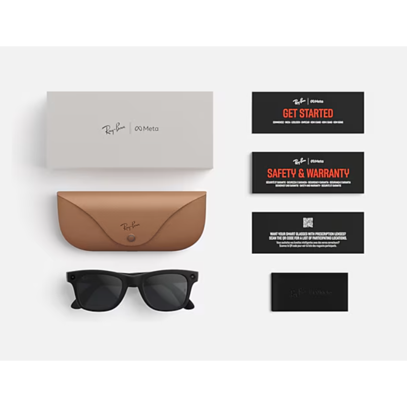Ray-Ban Meta Wayfarer Gen 2 brillant noir lentilles G-15 vert - offre