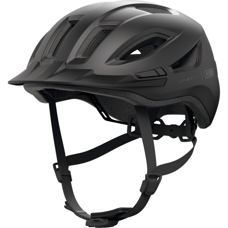 Abus Urban-I 4.0 velours noir casque - expédition 24h