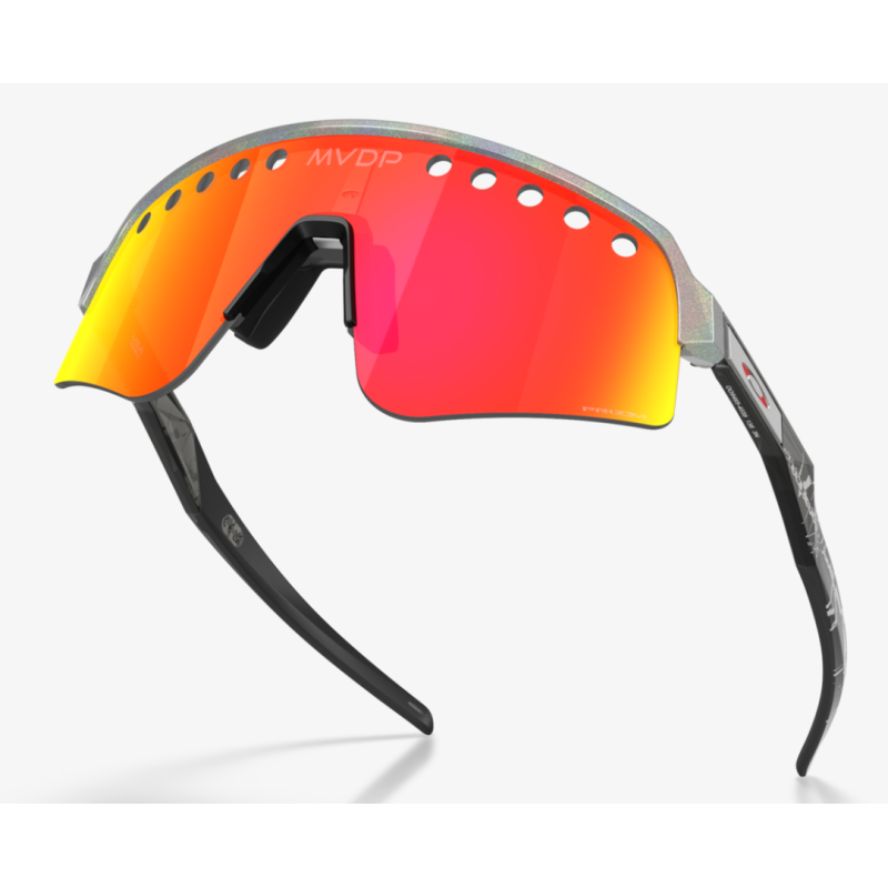 Oakley Sutro Lite Sweep Mathieu Van Der Poel lunettes prizm ruby