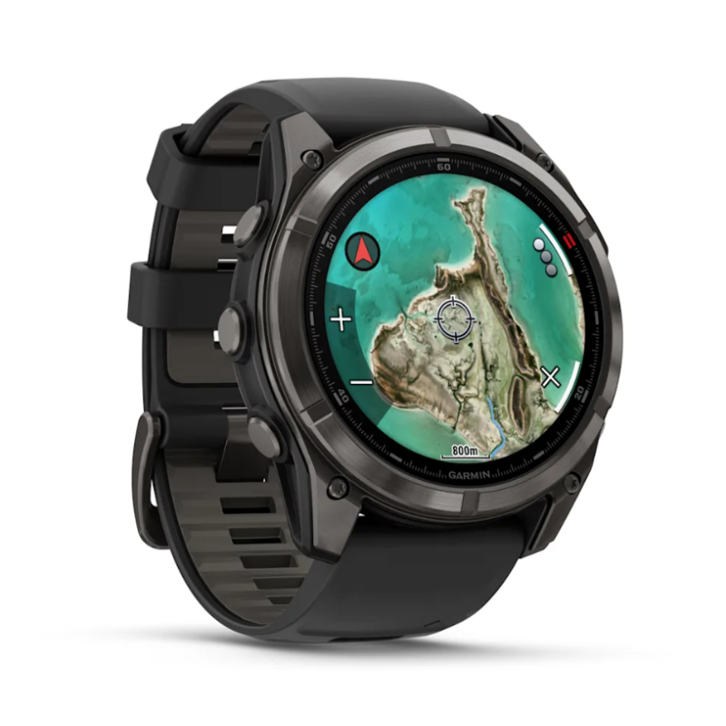 Garmin Fenix 8 Pro 51mm Microled Saphir Gris Carbone DLC titane