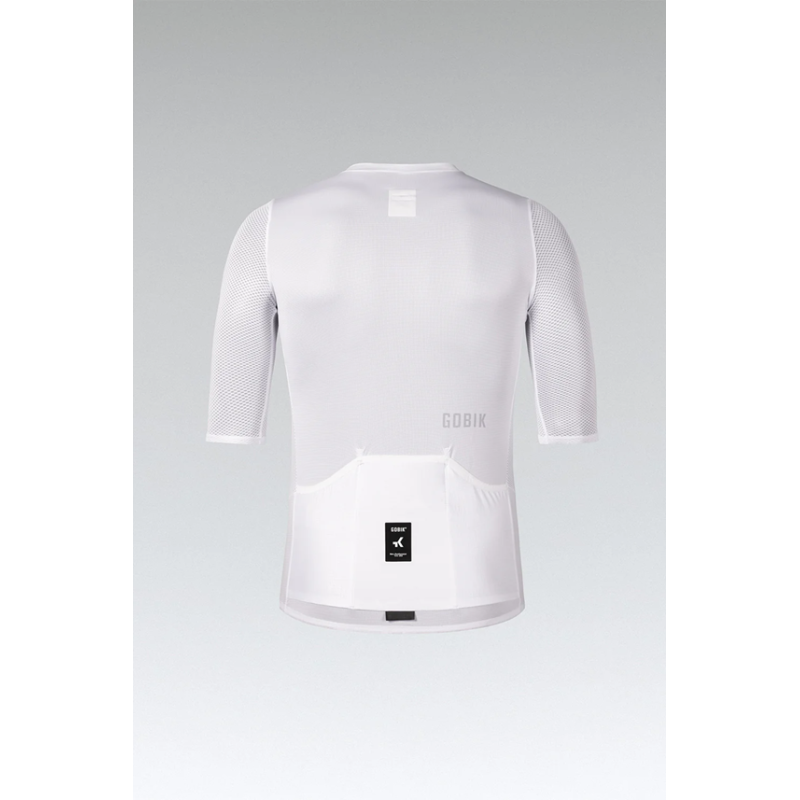 Gobik Carrera 3.0 Blanc maillot unisexe à manches courtes - expédition 24h