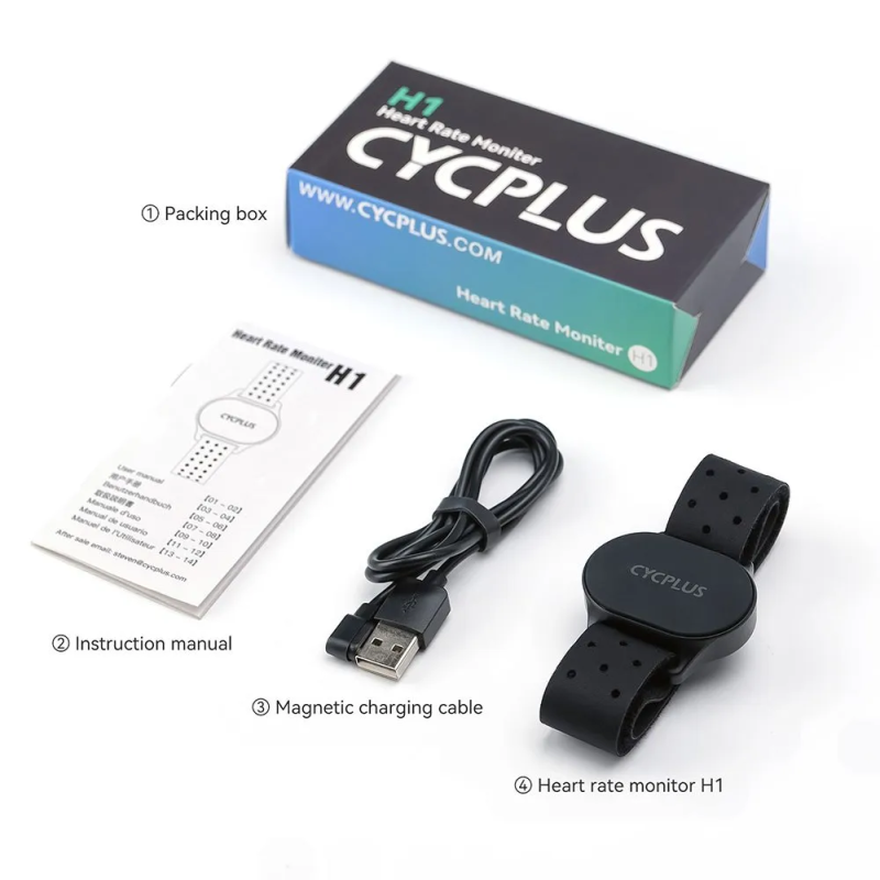 Cycplus H1 Capteur de fréquence cardiaque - expédition 24h - meilleurs prix