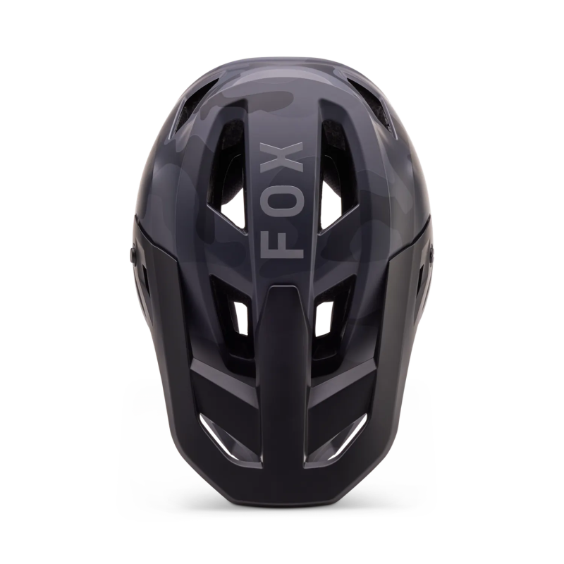 Fox Rampage Camo Noir Camouflage | Casque MTB Intégral