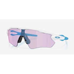 Oakley Radar Ev Path Matte White lentilles Prizm Transitions Cobalt