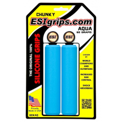 ESIGRIPS poignées Chunky aqua | Meilleurs Prix | Pedalmoto