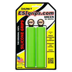 ESIGRIPS poignées Chunky vert | Meilleurs Prix | Pedalmoto