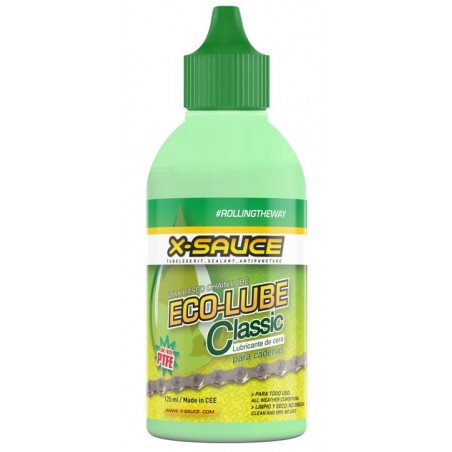 X-Sauce Ecolube 125ml lubrifiant biodégradable à base de cire pour chaînes