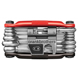 Crankbrothers MULTI 17 noir/rouge multi-outil - Expéditions 24h