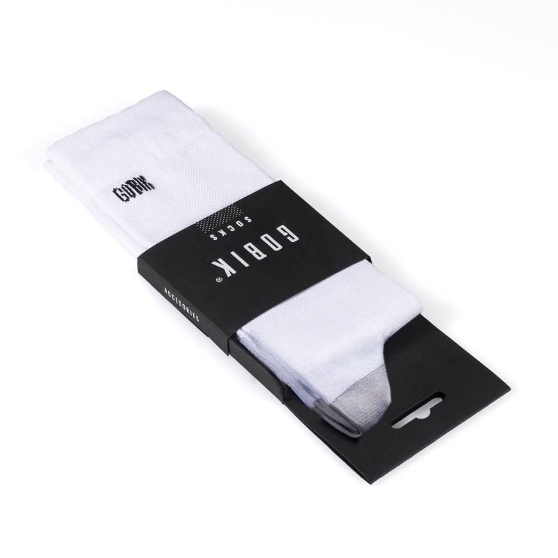 Gobik Iro 2.0 white Logo Unisex chaussettes - Expéditions 24h