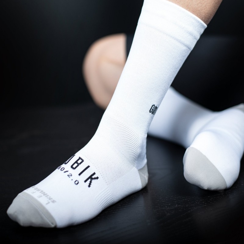 Gobik Iro 2.0 white Logo Unisex chaussettes - Expéditions 24h