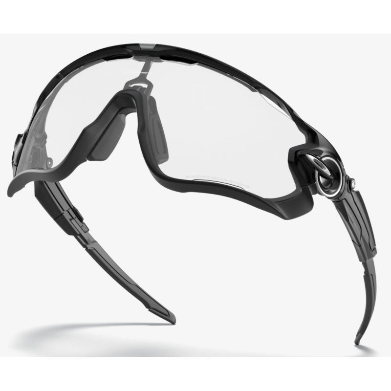 Oakley Jawbreaker Polished Black lentille Clear Black photochromique