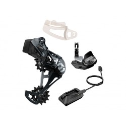 Sram Kit X01 Eagle AXS gris luna dérailleur+commande Rocker+chargeur