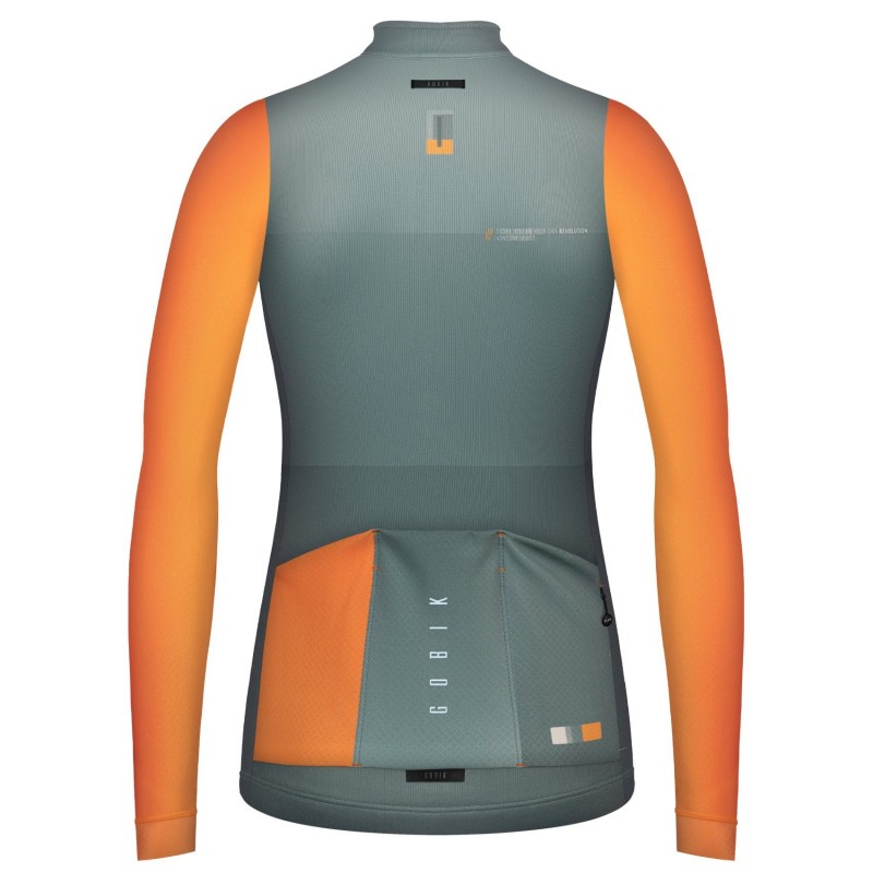 Gobik Cobble Nectarine Femme maillot à manches longues - Livraison 24h