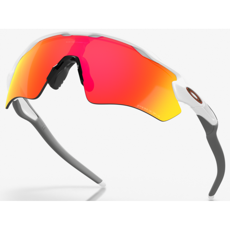 Oakley Radar EV Path Polished White lentille Prizm Ruby OO9208-7238