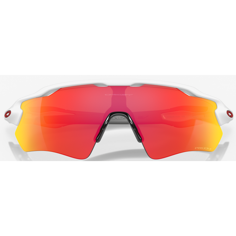 Oakley Radar EV Path Polished White lentille Prizm Ruby OO9208-7238