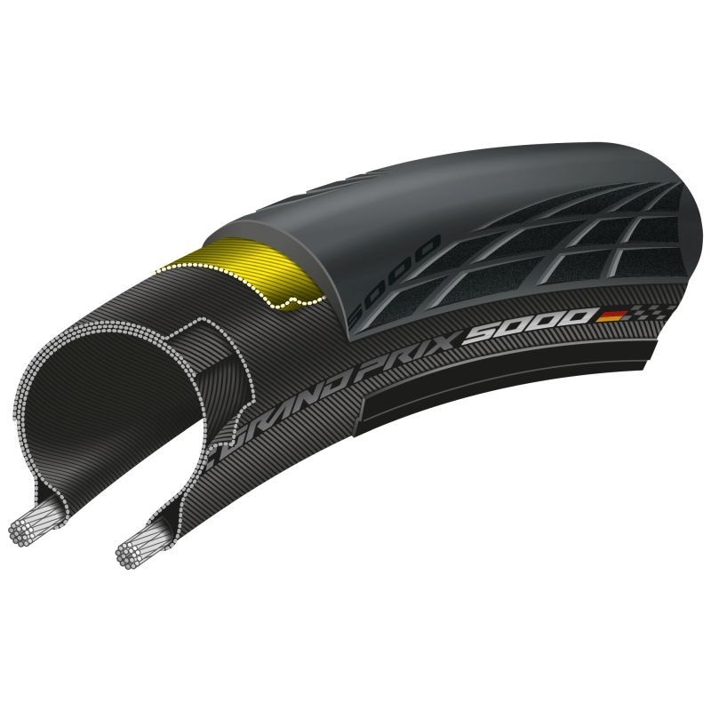 Continental Grand Prix 5000 pliable noir - Livraison 24h