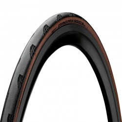 Continental Grand Prix 5000 S Tubeless Ready pliable noir/marron
