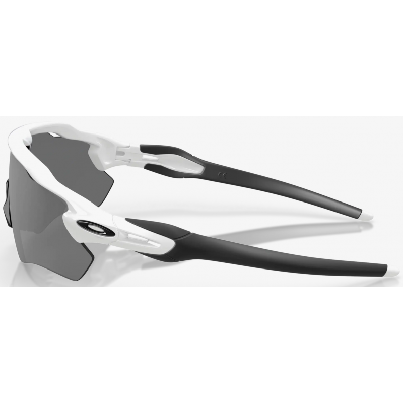 Oakley Radar EV Path Polished White lentille Prizm Black Polarisée