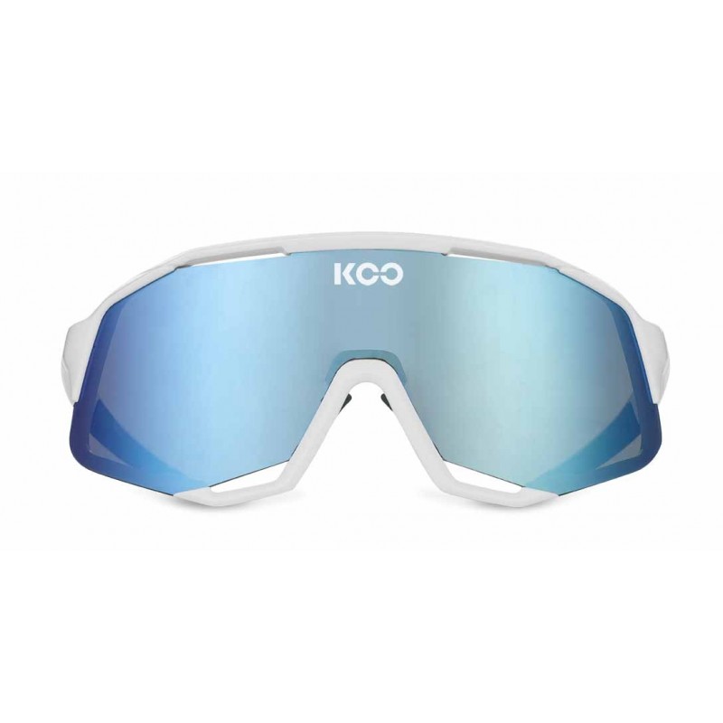 Koo Demos Blanc/Turquoise lentille Turquoise - Expédition 24h