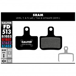 Galfer Sram Level T, TL standard 513 plaquettes de frein - Expédition 24h