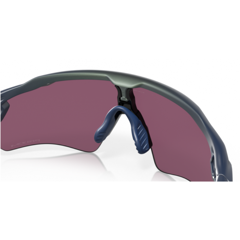 Oakley Radar EV Path Matte Silver/Blue Colorshift lentille prizm route noire